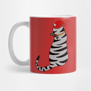 Christmas cat design Mug